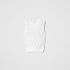 TWINSET Top In Maglia Con Motivo Geometrico Bianco Hot