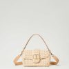 TWINSET Borsa A Tracolla 'Amie' Crochet Beige New