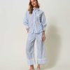 TWINSET Camicia Jacquard Con Macram Azzurro Online