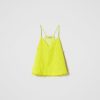 TWINSET Top Con Fili Effetto Piume Giallo Hot