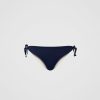 TWINSET Tanga Da Bagno Color Block Con Fiocchi Blu Clearance