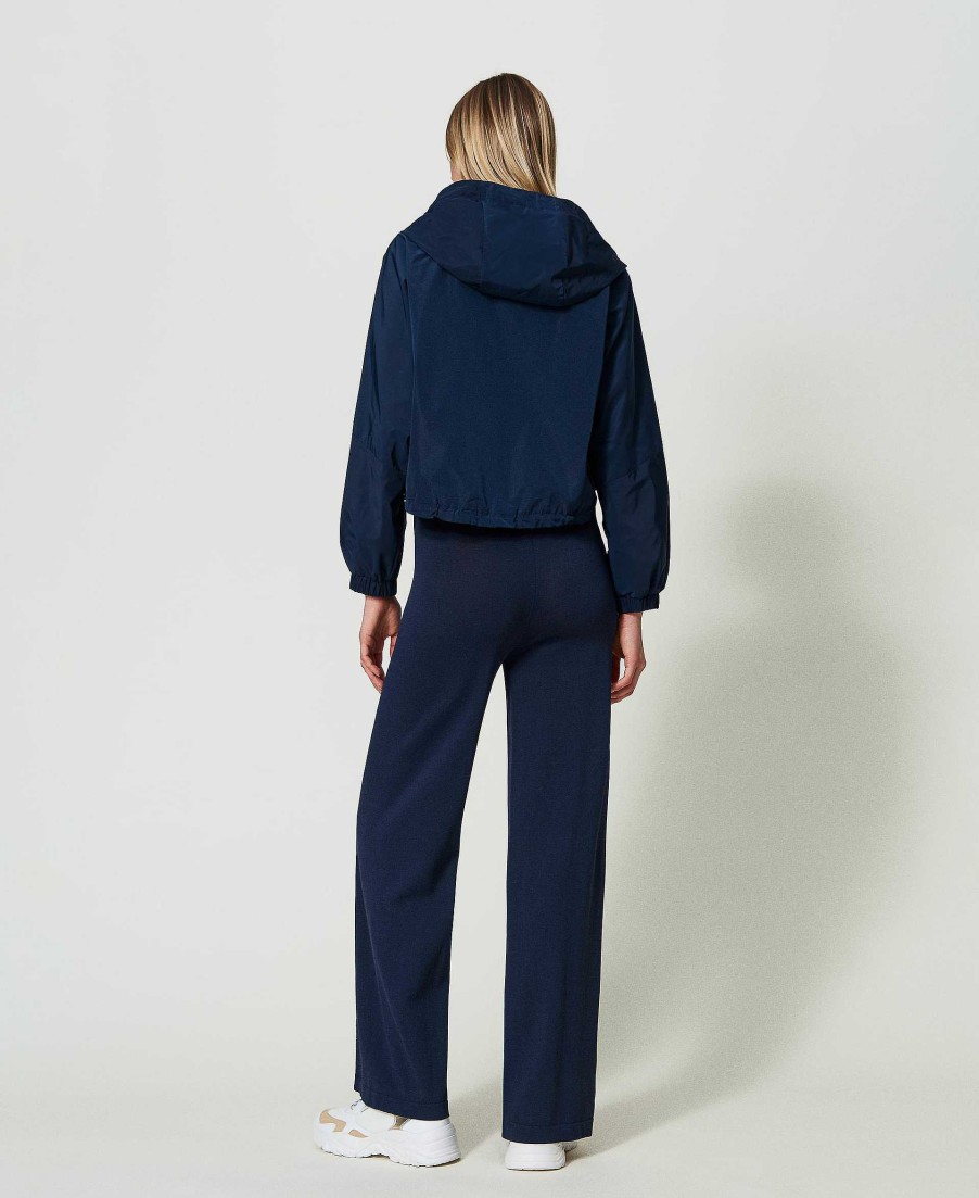 TWINSET Pantaloni A Palazzo Con Righe A Contrasto Blu Online