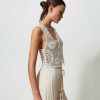 TWINSET Gilet Crochet Con Bottoni Beige Hot