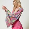 TWINSET Blusa In Twill A Stampa Paisley Fantasia Hot