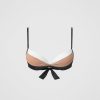 TWINSET Push-Up Da Bagno Color Block Marrone Online