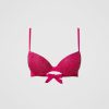 TWINSET Push-Up Da Bagno Con Strass Oval T Fucsia Clearance