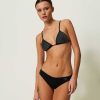 TWINSET Triangolo Da Bagno Con Strass Oval T Nero Online