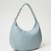 TWINSET Borsa 'Croissant' Grande Con Chiusura Oval T Azzurro Wholesale