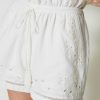 TWINSET Shorts In Mussola Con Ricami Bianco Wholesale