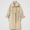 TWINSET Trench In Taffet Con Cintura Beige Best