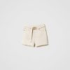 TWINSET Shorts In Bull Con Cintura Oval T Beige Online