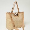 TWINSET Borsa Shopper 'Lila' Con Manico Oval T Beige Best