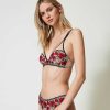 TWINSET Slip Perizoma Con Ricamo Floreale Rosso Online