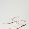 TWINSET Sandali Flat Infradito Con Oval T Bianco Wholesale