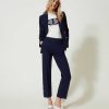 TWINSET Giacca Blazer Con Bottoni Oval T Blu Online