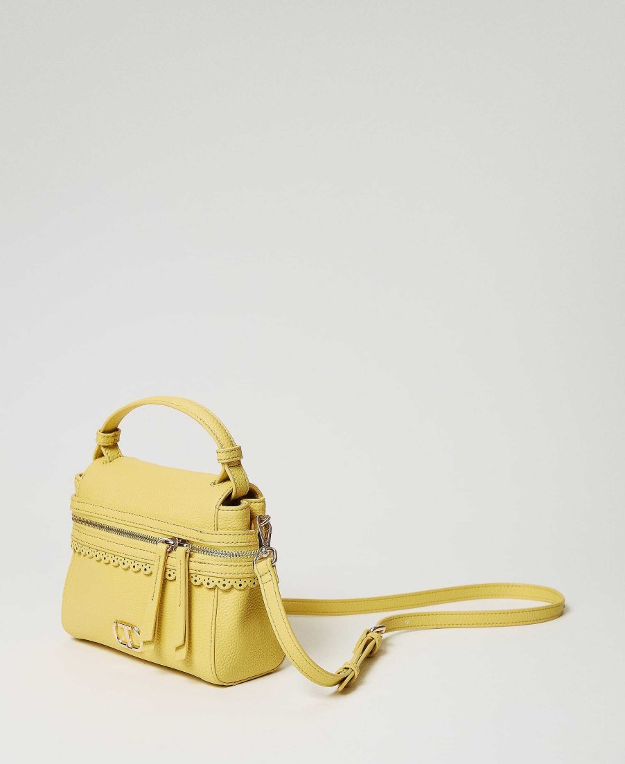 TWINSET Borsa Top Handle 'C Cile' Piccola Giallo Hot