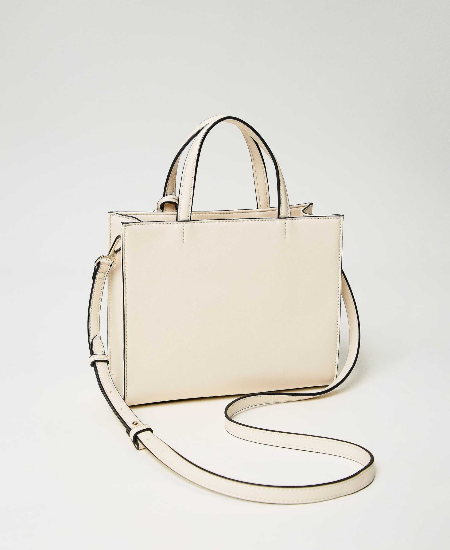 TWINSET Borsa A Tracolla Con Oval T E Nappa Beige Best