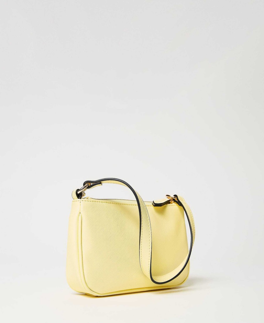 TWINSET Borsa A Tracolla 'Petite' Con Oval T Giallo Hot