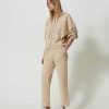 TWINSET Pantaloni Joggers Con Ricamo Sangallo Beige Best