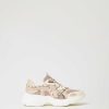 TWINSET Sneakers Slip On In Pelle Con Inserti Beige Hot