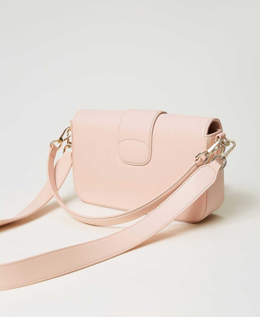 TWINSET Borsa A Tracolla 'Amie' In Pelle Rosa Hot