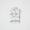 TWINSET Camicia In Misto Lino Con Stampa A Fiori Fantasia Hot