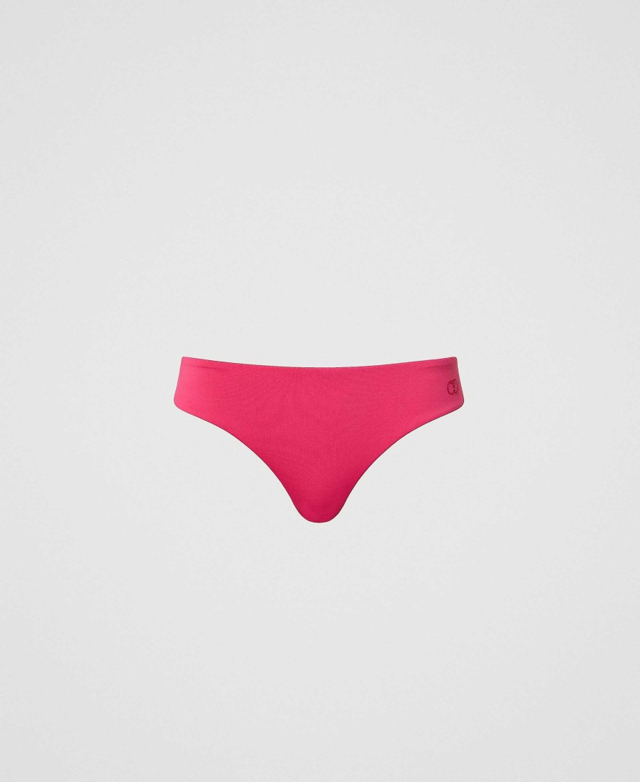 TWINSET Brasiliana Da Bagno Con Oval T Fucsia Clearance